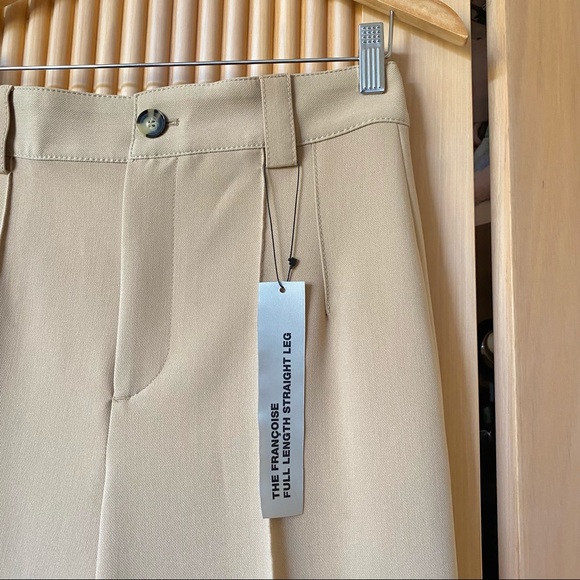 Zara straight leg trouser pants tan - Picture 7 of 11